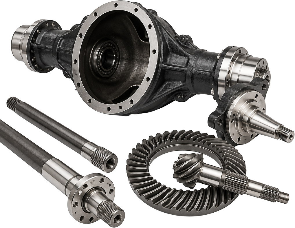 Axles for commercial vehicles